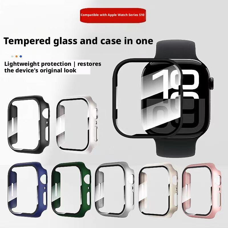 Full Wrap Anti-Fall Watch Cover Screen Protector สําหรับ iWatch 11/10