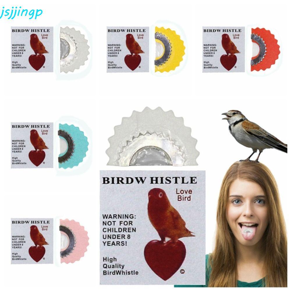JSJJINGP นกหวีดลิ้น นกหวีดซ่อนปาก นกหวีดนก หลอกลิ้น Caller Warbler Tricks Magic Fun Bird Caller ผู้ใหญ่