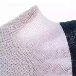 ถุงเท้าผู้ชาย ยาวกลางต้นขา คอตตอน ระบายอากาศ สีตัดปลาย ลายตัวอักษร M สะดวกสบาย ไม่เหม็นเท้า 12 คู่