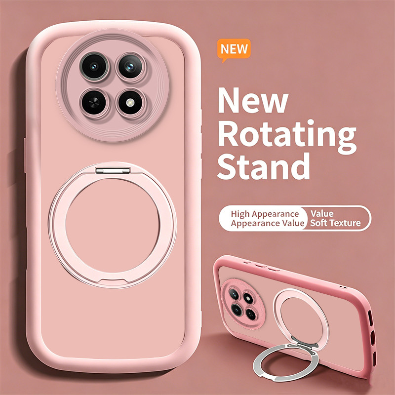 PBZZ สําหรับ REDMI NOTE 15 4G NOTE 15 PRO poco M8 PRO 5G เคสโทรศัพท์ความวิตกกังวล Softcase ซิลิโคนกันกระแทกใหม่ออกแบบความงามพร้อมผู้ถือน่ารักสีชมพูสําหรับสาว JTYZJ1