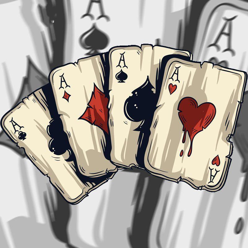 ,, Poker God of Gamblers Retro Playing Cards ทุก Bet Must-Win Sweatshirt ฤดูร้อนเสื้อยืดแขนสั้นหลวมล