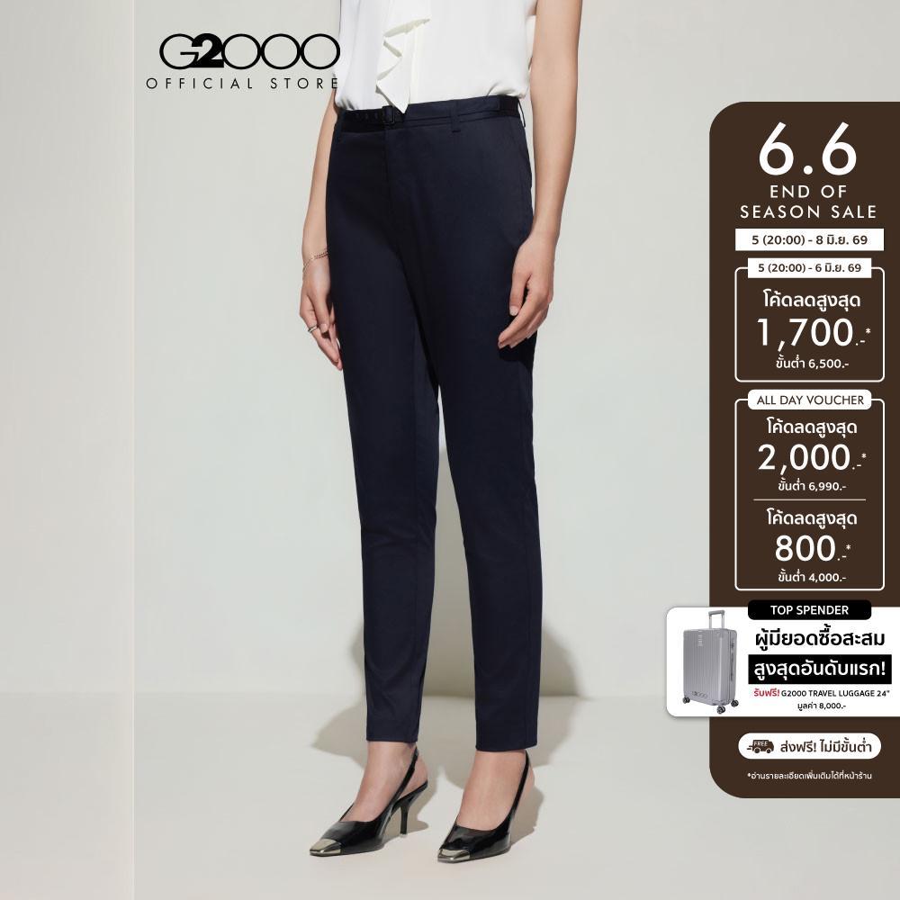 G2000 กางเกงขายาวสำหรับผู้หญิง Ankle Skinny Shape รุ่น 5126206879 NAVY