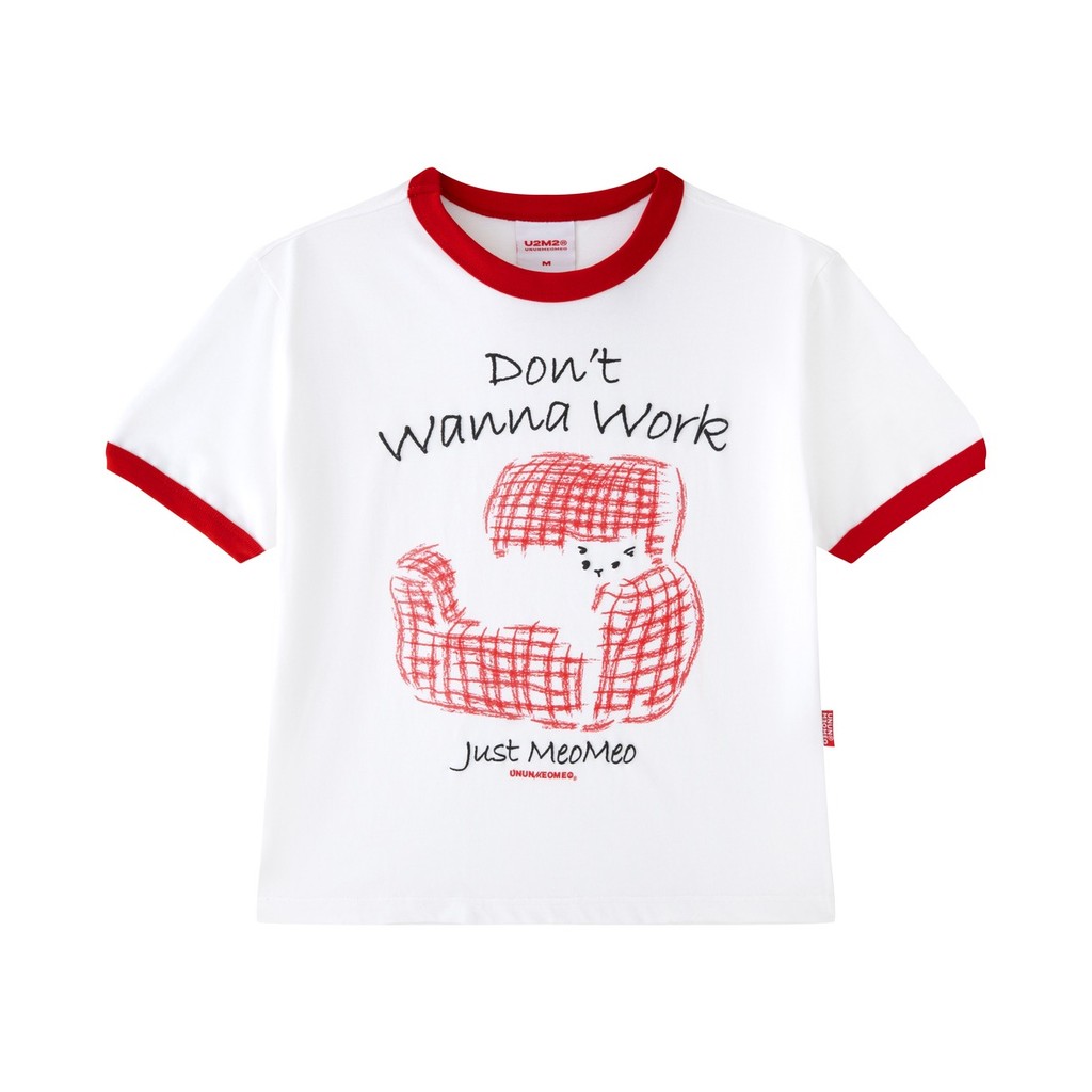 เสื้อยืด BOXY U2M2 - DONT WANNA WORK TEE