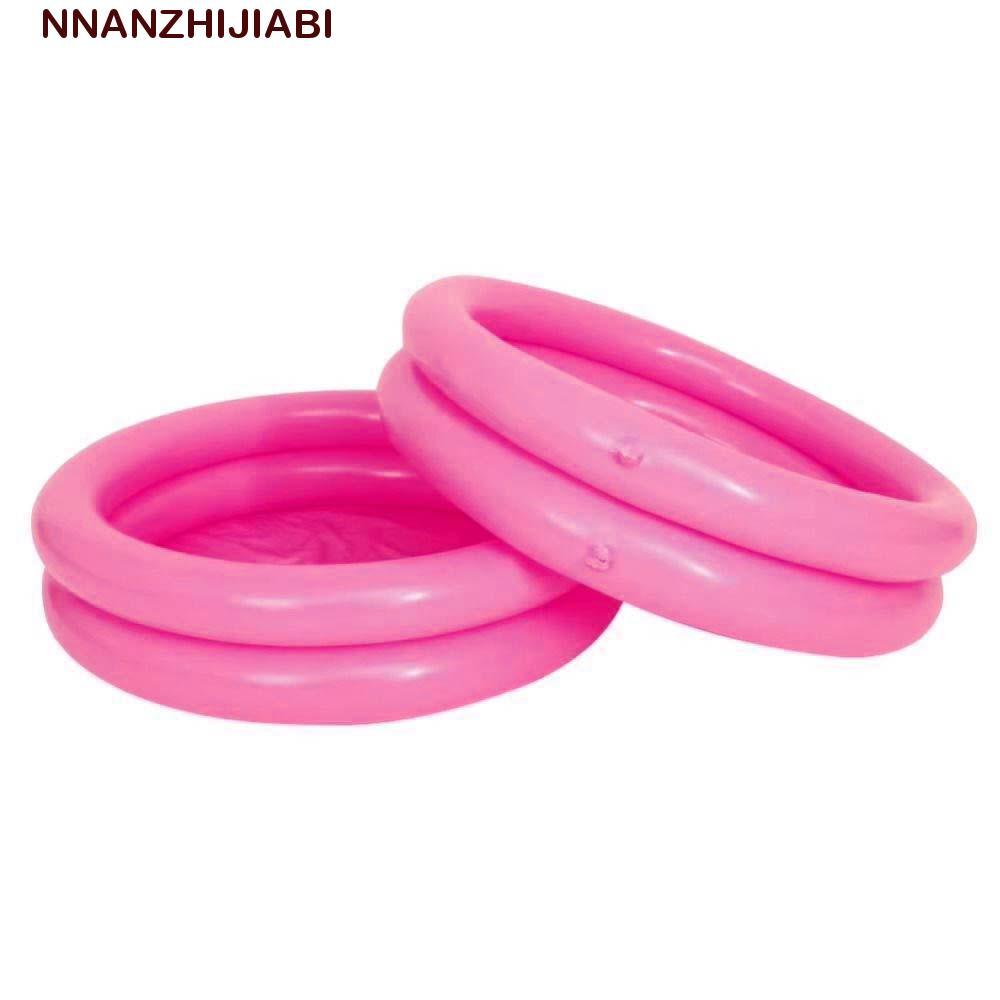 นันจิอาบิ สระว่ายน้ําทําให้พอง, 60 ซม. ฤดูร้อนเด็กสระว่ายน้ํา,แบบพกพากลางแจ้งพีวีซีรอบเล่นน้ําอ่างอาบน้ําสําหรับชายหญิง