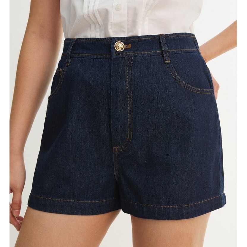 [Pomelo] กางเกงขาสั้นทรงมินิเอวสูงเข้ารูป / High Waist Tailored Mini Shorts