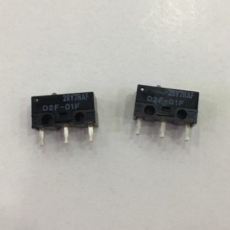 Original Omron Mouse Micro Switch ปุ่มกดจํากัดสวิตช์จังหวะ D2F-01F 01FL