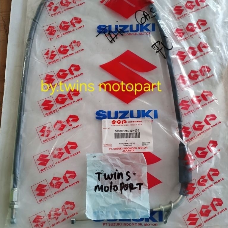สายคันเร่งคาร์บูเรเตอร์ Suzuki Satria Fu150 อะไหล่แท้ Suzuki indomobil Satria fu 150 Fu150