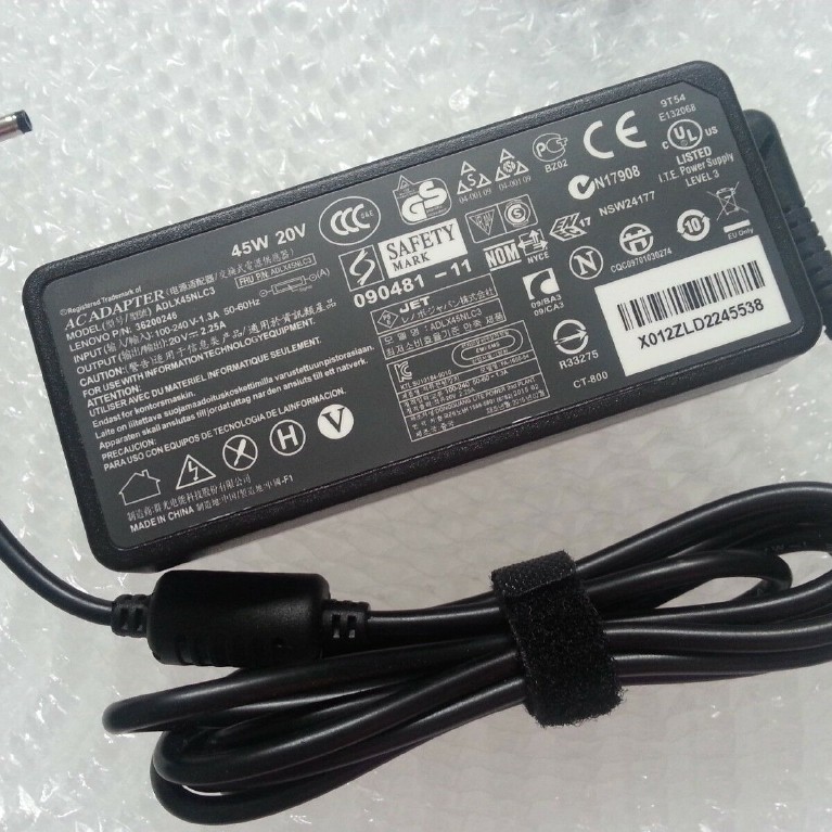45W 4.0x1.7 มม.อะแดปเตอร์ AC สําหรับ Lenovo IdeaPad 530S-15IKB 530S-14IKB 530S-14ARR