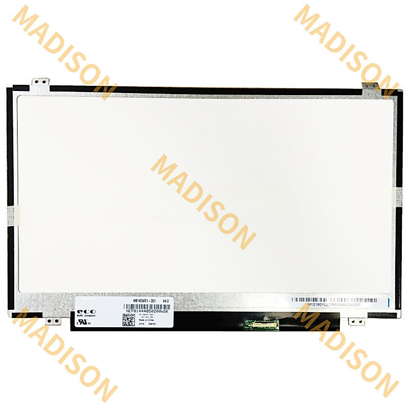 หน้าจอ LCD 1366x768 EDP 30pin สําหรับแล็ปท็อป HB140WX1-301/601/401 B140XTN03.3 N140BGE-EA2/E33 N140B