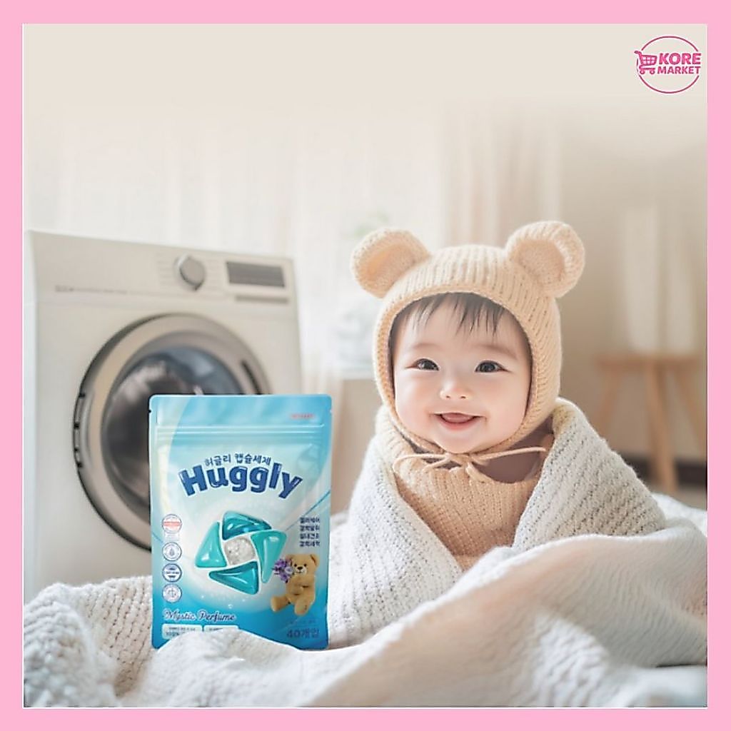 HUGLY 10-IN-1 PERFUME CAPSULE LAUNDRY DETERGENT 40PCS – MYSTIC FRAGRANCE