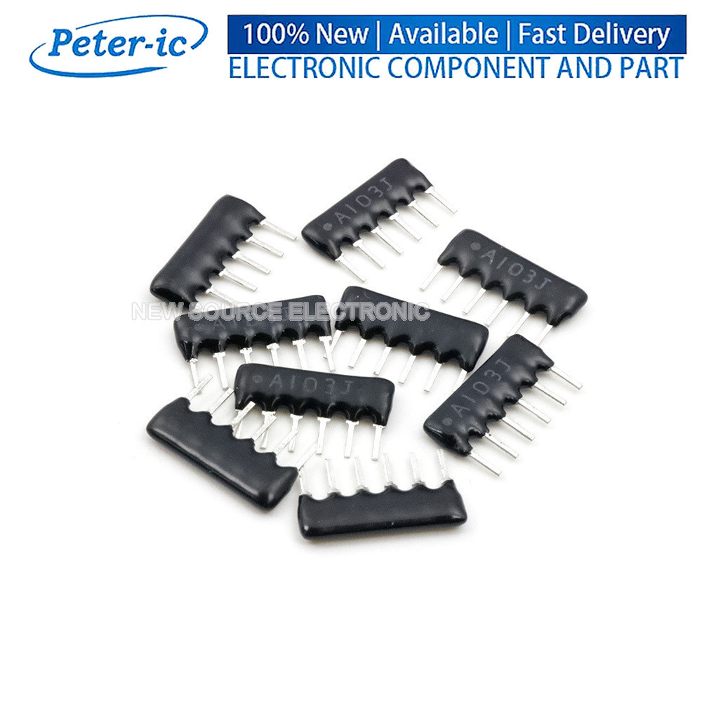 (1 ชิ้น) 9PIN 7PIN 6PIN 5PIN Exclusion Network Resistor Array 100R 1K 10K 100K 1.5K 2K 22K 3