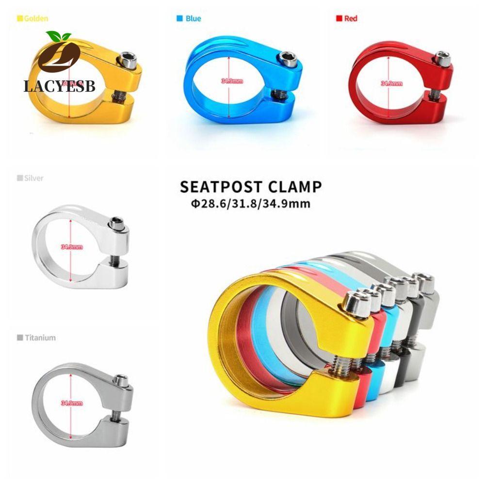 LACYESB จักรยานที่นั่งโพสต์ CLAMP, Derailleur ด้านหน้า 28.6/31.8/34.9 มม.จักรยาน Seat Seat Seat Clam