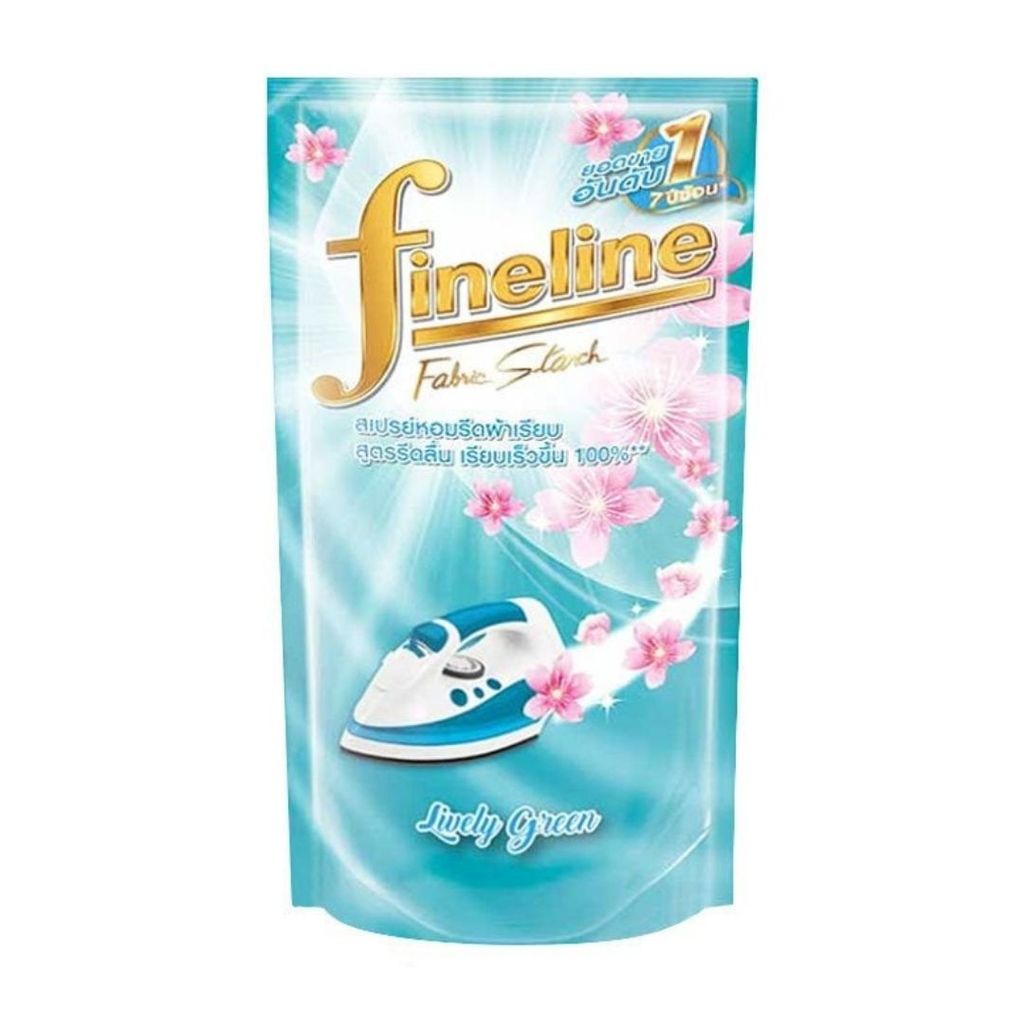 ไฟน์ไลน์ น้ำยารีดผ้าเรียบไลฟ์ลี่กรีน Fineline Ironing Lively Green 500ml.