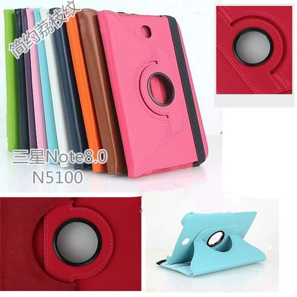 เคสหนังแท็บเล็ตคุณภาพดี หมุนได้ 360 องศา ปกป้องเต็มตัว สำหรับ Samsung Galaxy Note 8.0 N5100 พร้อมส่ง