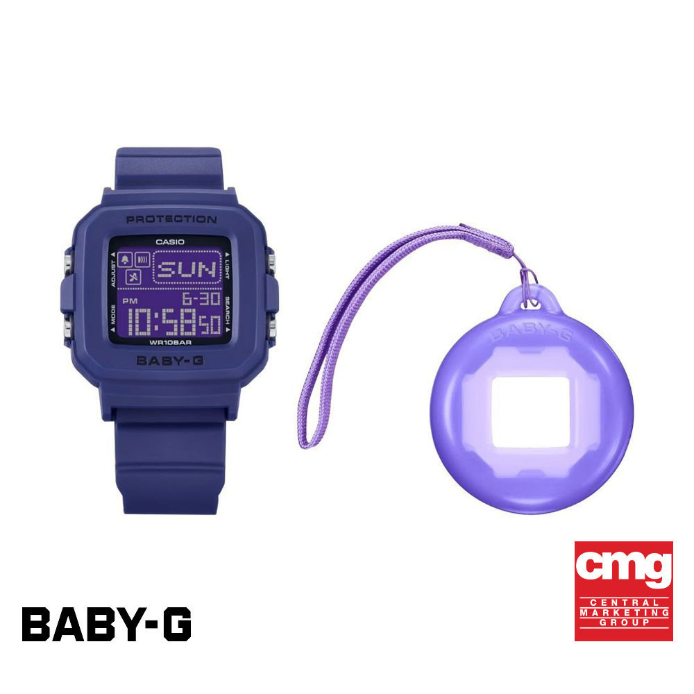 CASIO นาฬิกาข้อมือผู้หญิง BABY-G รุ่น BGD-10K-2DR สายเรซิ่น สีน้ำเงิน