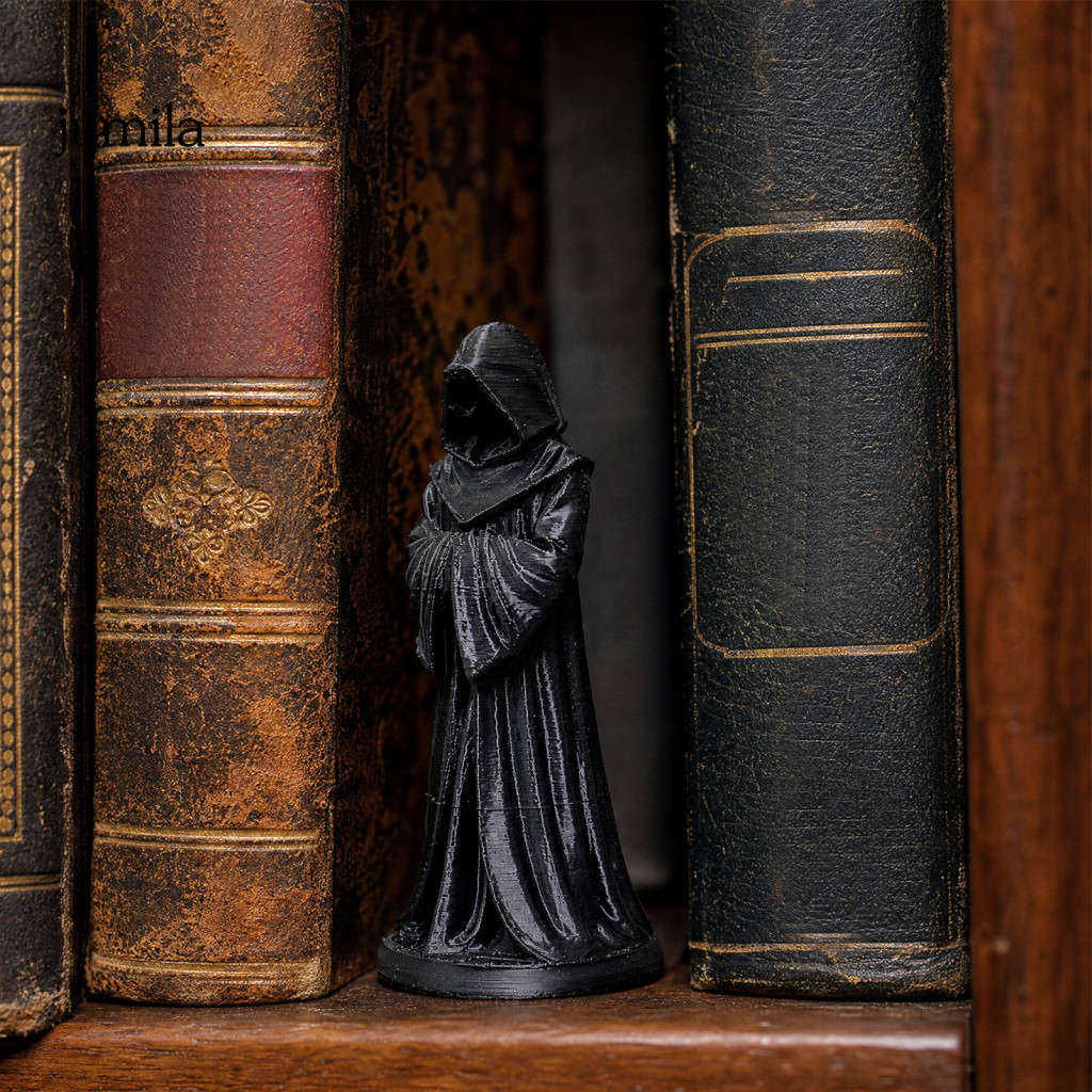 [JU] 3d พิมพ์ Hooded Robe เครื่องประดับสวมใส่เครื่องประดับสีดํา 3d พิมพ์ Matte สีดํา Faceless Monk Hooded Robe ตุ๊กตา – ตกแต่งฮาโลวีนสําหรับในร่มสําหรับตะวันออกเฉียงใต้