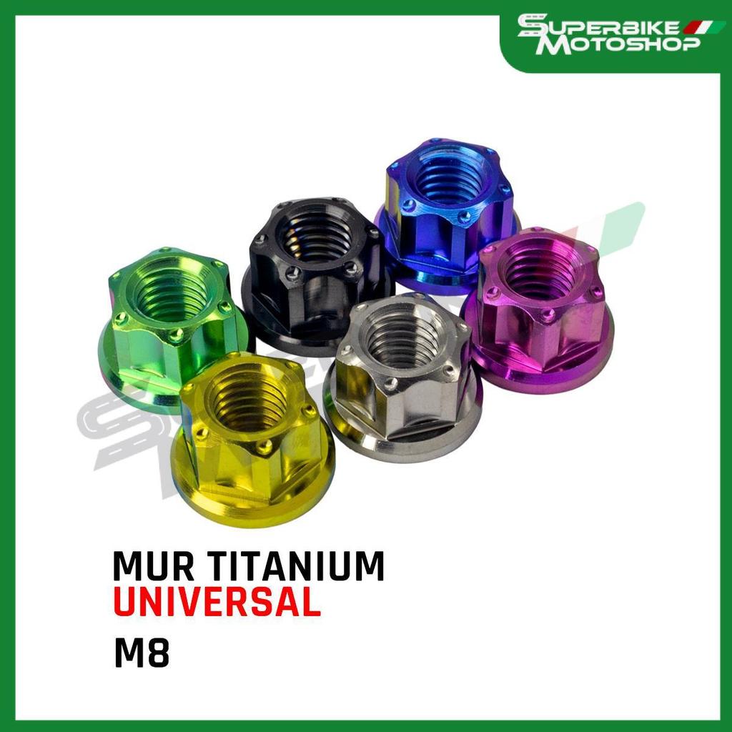 น็อตไทเทเนียม KENDMOTO M8 Universal
