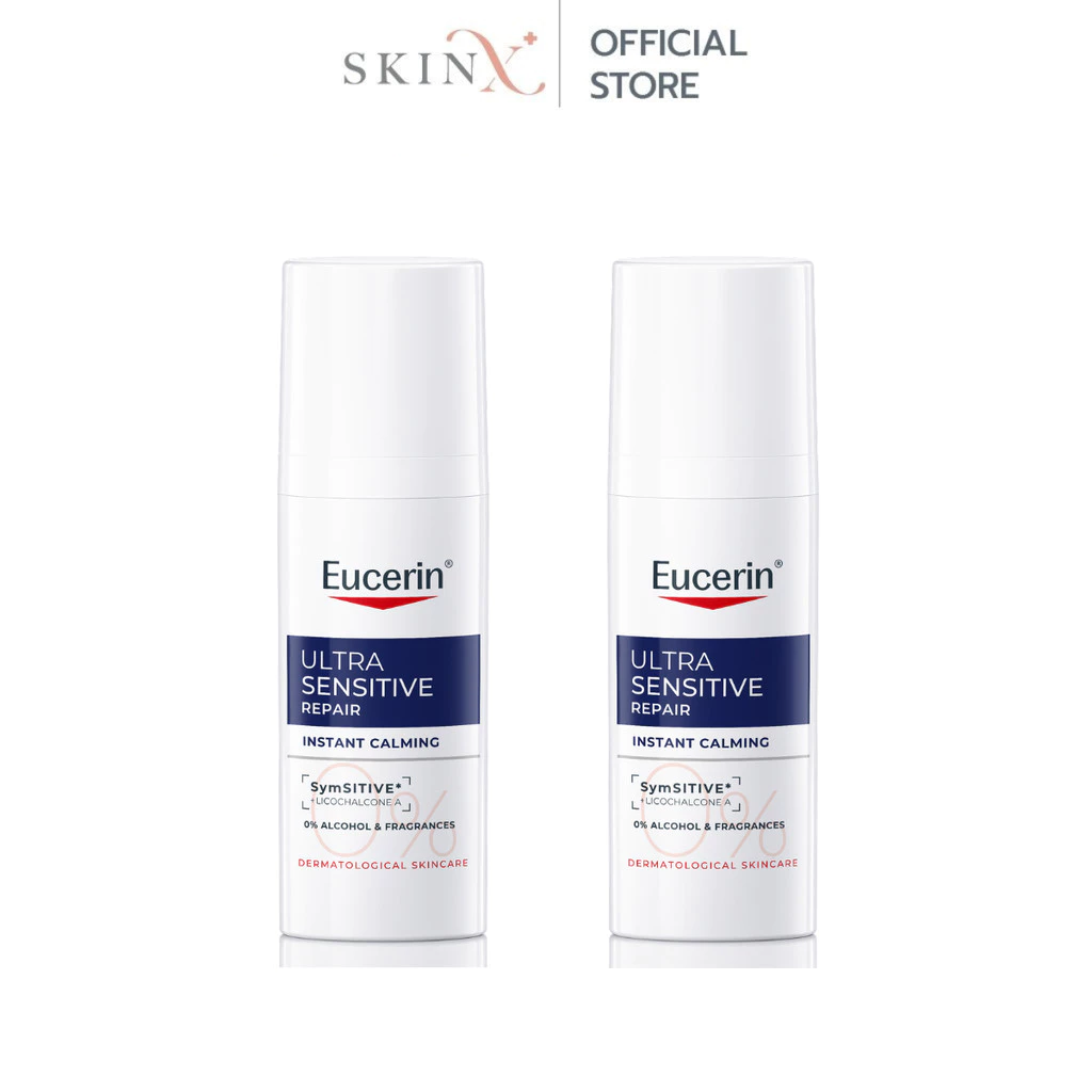 [แพ็กคู่สุดคุ้ม] Eucerin Ultra Sensitive Repair Instant Calming # 50 ml