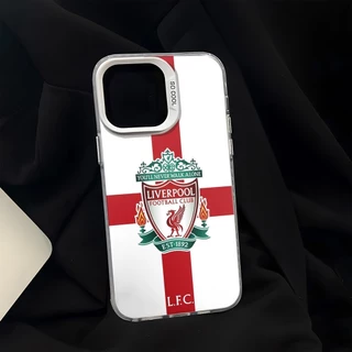 ลิเวอร์พูล FC เคสสําหรับiphone 17 Pro Max 15 14 XR 13 11 8 7 แฟชั่นชุบโลหะCool Creativeแบรนด์อินเทรนด์เคสซิลิโคนอ่อนนุ่ม