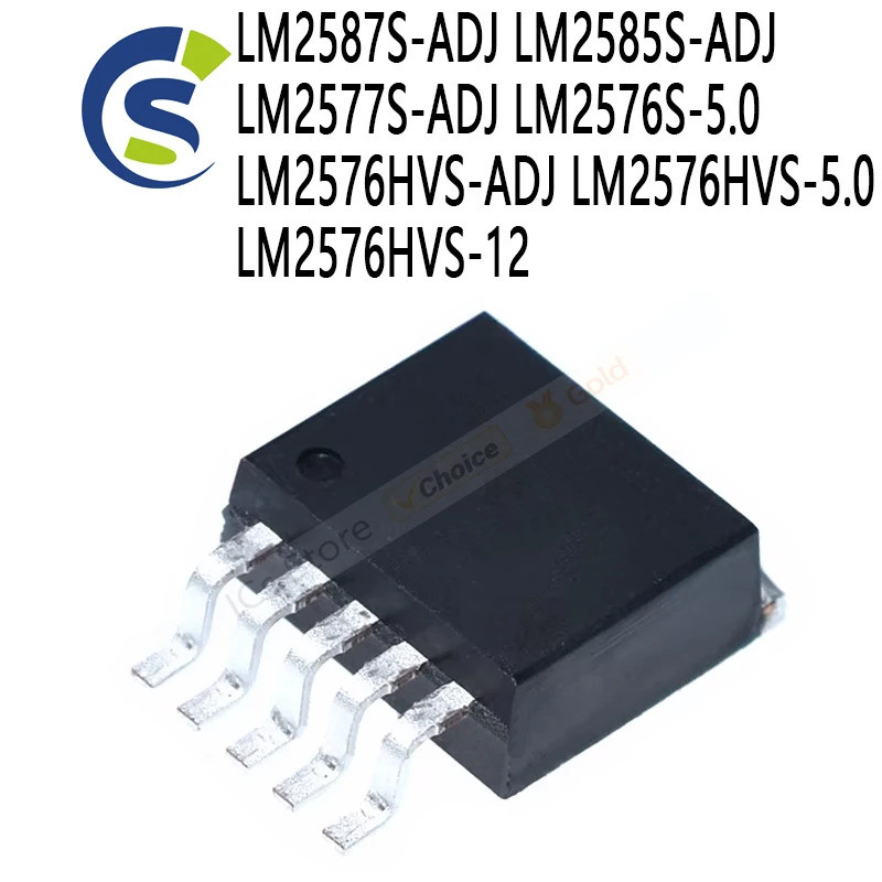 5PCS LM2585 LM2577 LM2576 LM2587S-ADJ LM2585S-ADJ LM2577S-ADJ LM2576S-5.0 LM2576HV-AMF-ADJ LM2576S-5