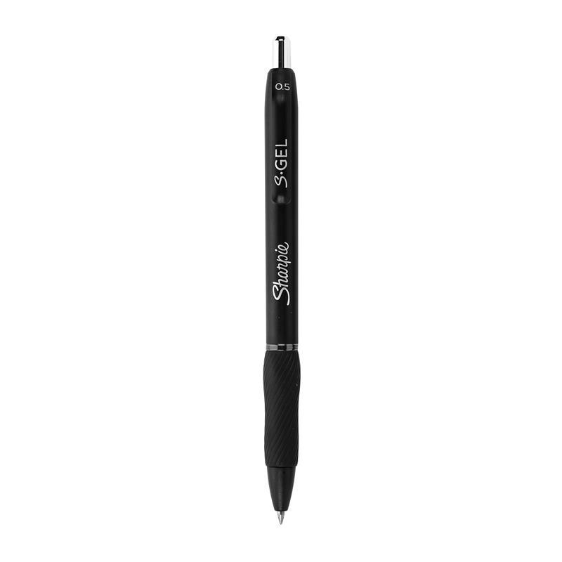 Sharpie ปากกาหมึกเจล 0.5มม. รุ่น S-GEL หมึกสีดำ ด้ามสีดำ