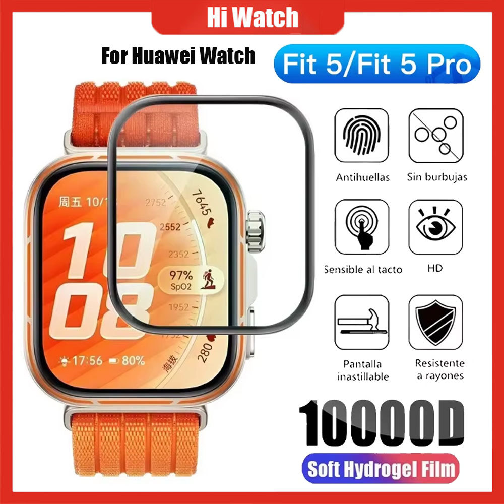3D หน้าจอโค้ง Protector สําหรับ Huawei Fit 5 HD Coverage ฟิล์มป้องกันสําหรับนาฬิกา Huawei Fit4/4Pro/3 ป้องกันหน้าจอ
