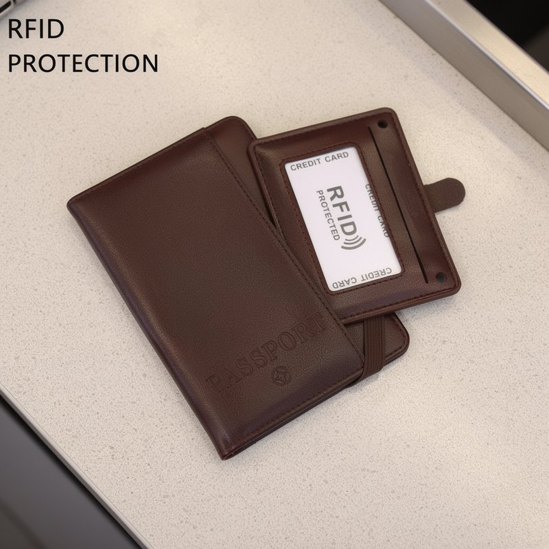 กระเป๋าพาสปอร์ต กันสแกน RFID ป้องกันขโมยข้อมูล เดินทาง รูปที่ 4