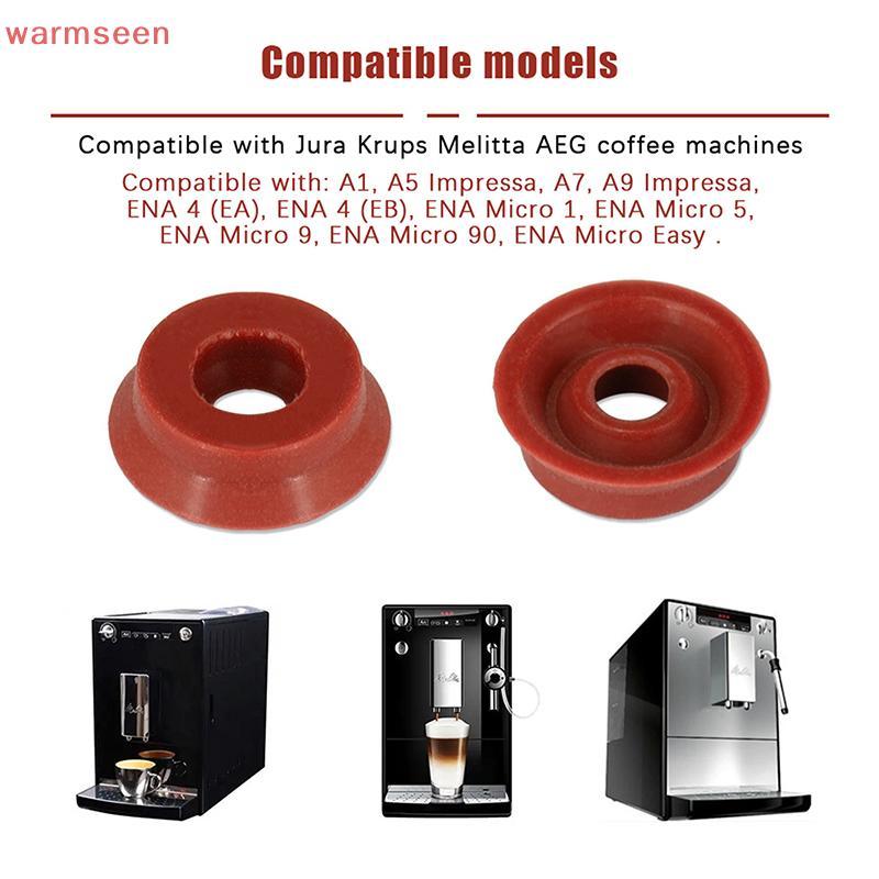 (อบอุ่น) 10 ชิ้นเครื่องชงกาแฟปิดผนึกปะเก็นทนด้วย Jura Krups Melitta AEG เครื่องชงกาแฟอุปกรณ์เสริม