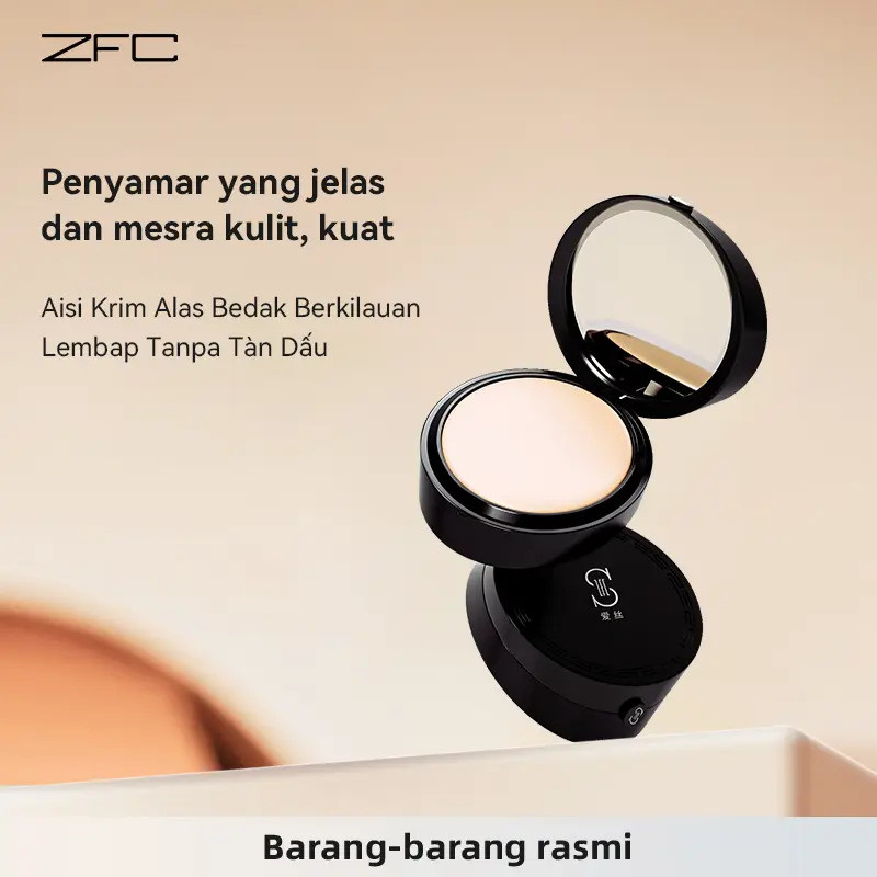 ครีมคอนซีลเลอร์, ZFC น้ําแข็ง, กันน้ํา, ควบคุมความมัน, แต่งหน้าติดทนนาน, แต่งหน้ารองพื้นสดใส