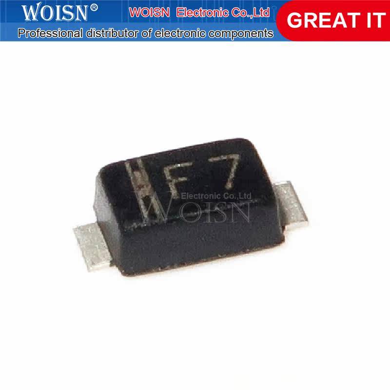 10PCS FR107W RS07M FF107 ซิลค์สกรีน: F7 SOD-123