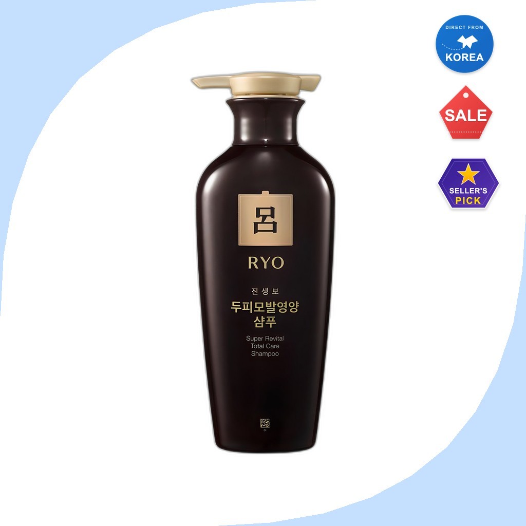 [ryo] Super Revital Total Care Shampoo, 400ml, 1pc / Korean Shampoo / Total Care Formula by Studio Seoul