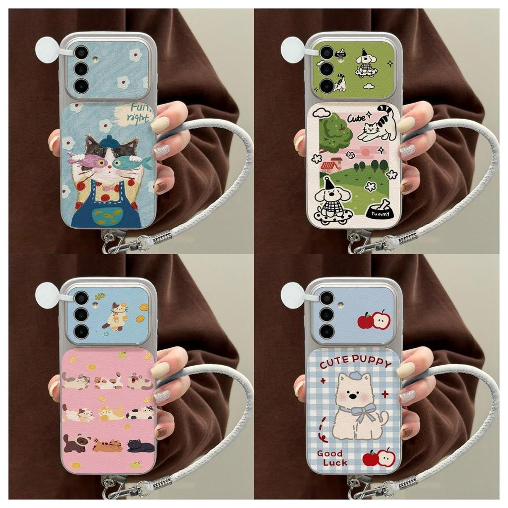 เคสโทรศัพท์สำหรับ Samsung Galaxy A55 A17 A05 A05S A06 A07 A15 A16 A25 A26 A34 A35 A36 A37 A52 A54 A56 A57ฝาครอบกันกระแทก