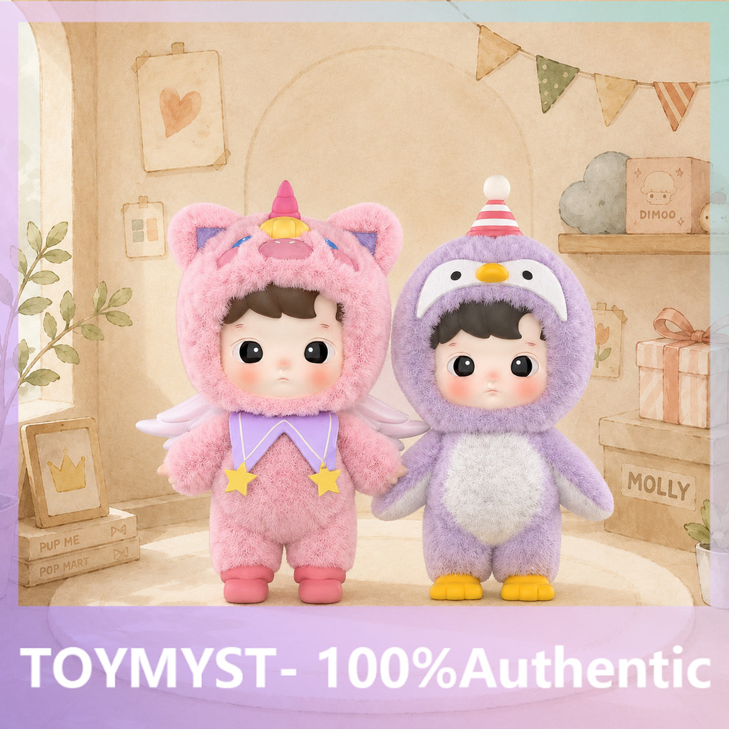 [secret] POPMART HACIPU Animal Sticker Sticker Series Mystery Box ของแท้เวอร์ชั่นอินเทรนด์เล่น