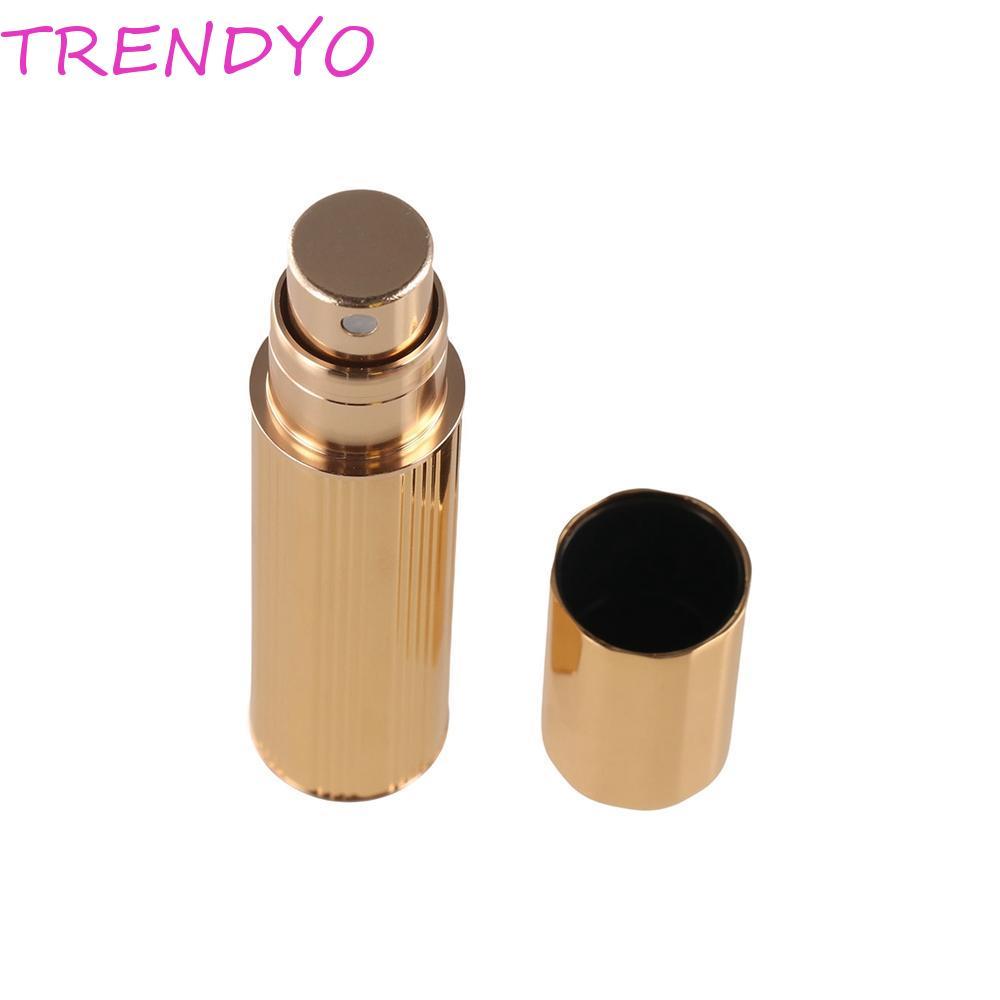 Trendyo ขวดน้ําหอมที่เติมด้านล่าง, เครื่องฉีดน้ําน้ําหอมหมอกละเอียด 5ml ขวดสเปรย์, มอยเจอร์ไรเซอร์โคโลญจน์แบบพกพา 5ml /10ml น้ําหอมปั๊มในตัว Atomizer ขวดรีฟิล