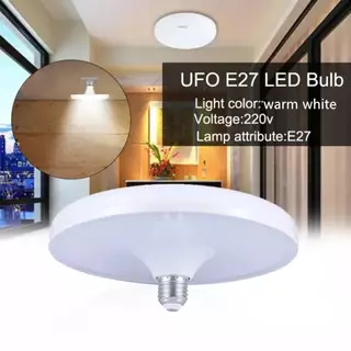 Voel หลอดไฟ LED 220V E27หลอดไฟ LED สว่างจ้า15W UFO โคมไฟแสงสีขาวเย็นตั้งโต๊ะในร่มไฟโรงรถ