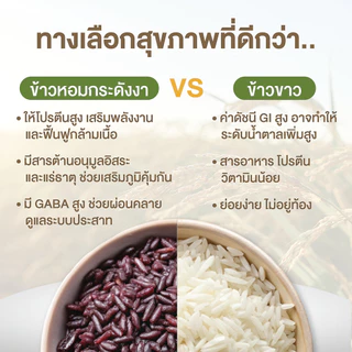 [ส่งฟรี] ข้าวหอมกระดังงา (5 กก.) โปรตีนสูง ข้าวเพื่อสุขภาพ เกรดพรีเมี่ยม แบรนด์บีทร้า
