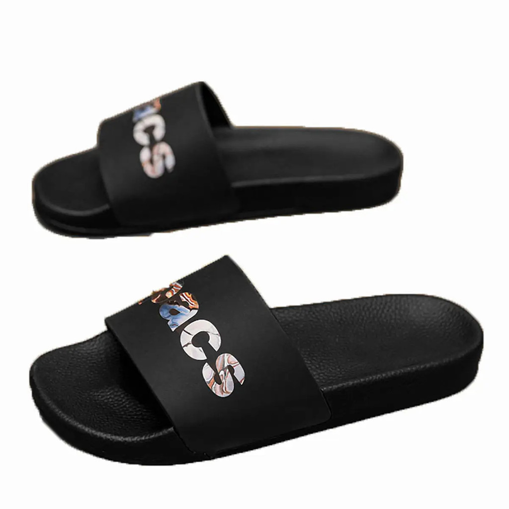 [39-45] รองเท้ากันลื่นแฟชั่นผู้ชายพื้นนุ่มรองเท้าแตะใส่สบายเหมาะกับกิจกรรมกลางแจ้งมีไซส์สไตล์ระเบิด
