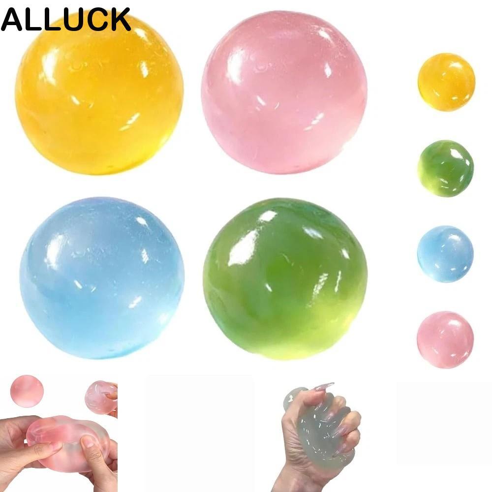 ALLUCK Coconut Oil Stress Ball, Non-rebound Soft Squeeze Sensory Fidget Ball, Shapeable Reusable ความเครียดบรรเทา Decompression Pinch ของเล่นสําหรับเด็กผู้ใหญ่