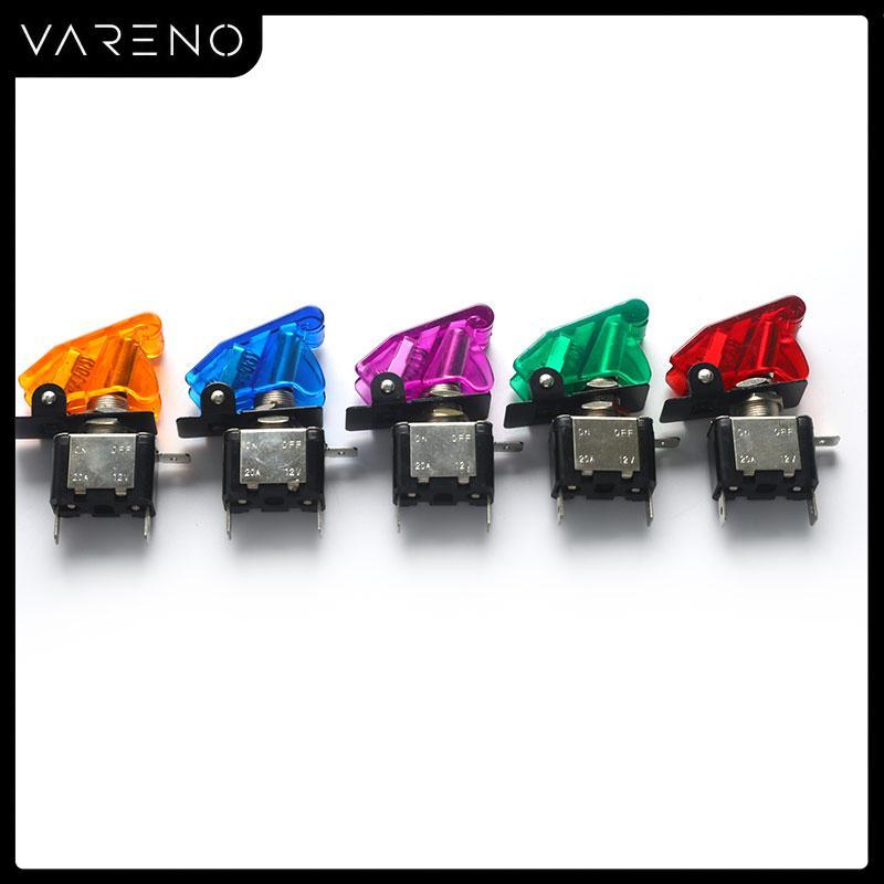 Vareno ฝาพับ12V สวิตช์ไฟ LED เพื่อความปลอดภัยสำหรับรถยนต์รถบรรทุก