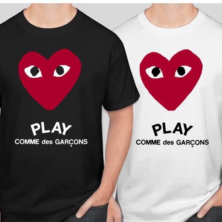 เสื้อยืด PLAY CDG ใหม่ HeartBIG