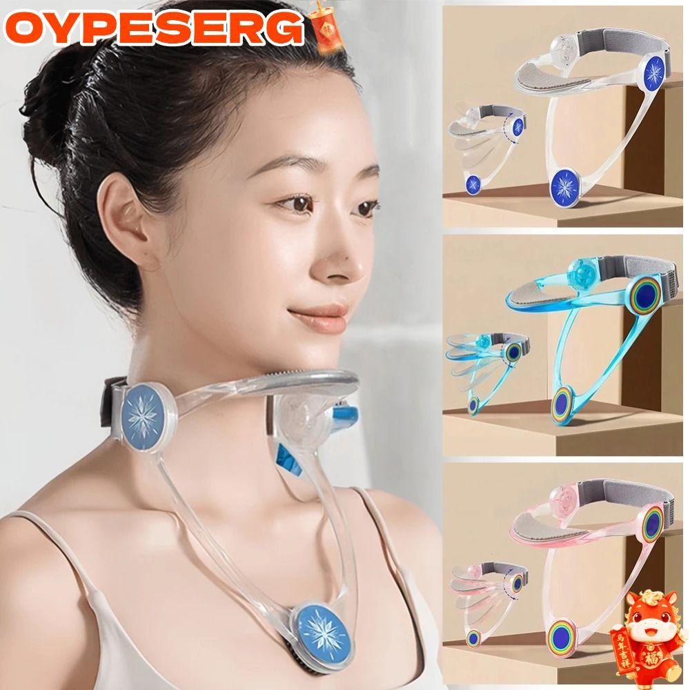 OYAPESERG Corrector ท่าทางบรรเทากระดูกสันหลังส่วนคอพับรุ่นเด็กรั้งคอ,แบบพกพาปรับคอแก้ไข TPU คอ Tract