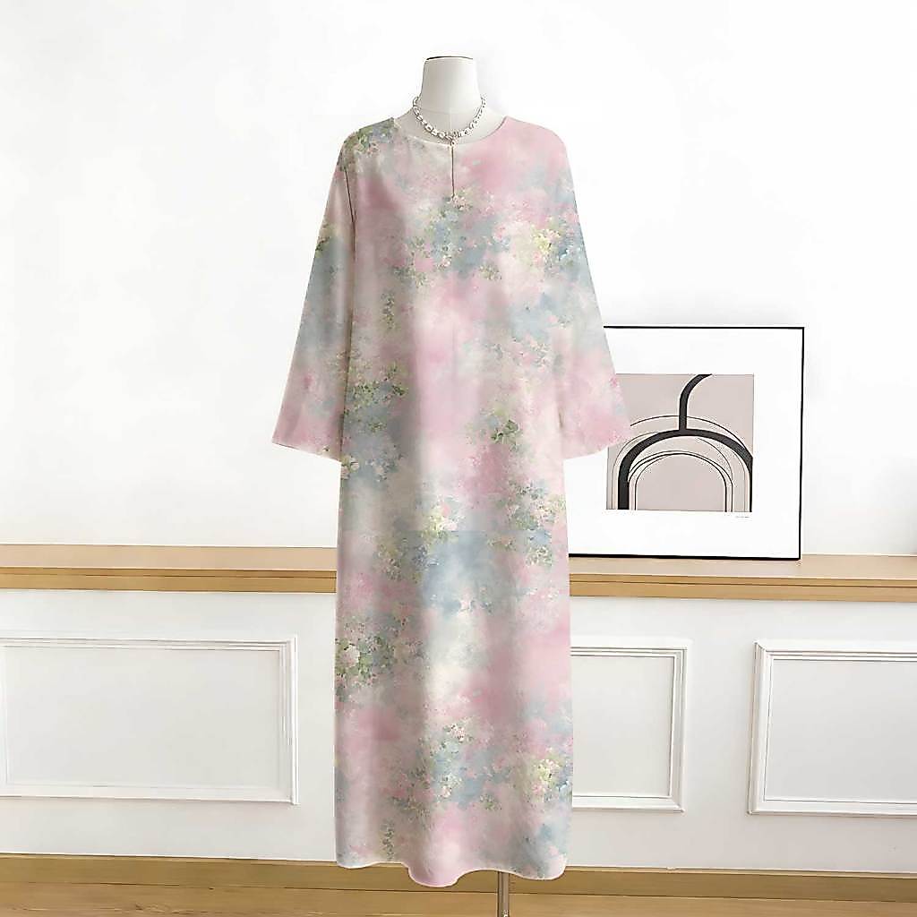 Kaftan Kejurawatan, Farhah, Saiz Bebas, Zip Halimunan ไม่ซีทรู ผ้าเครปเกาหลีระดับพรีเมียม นุ่ม สบาย 