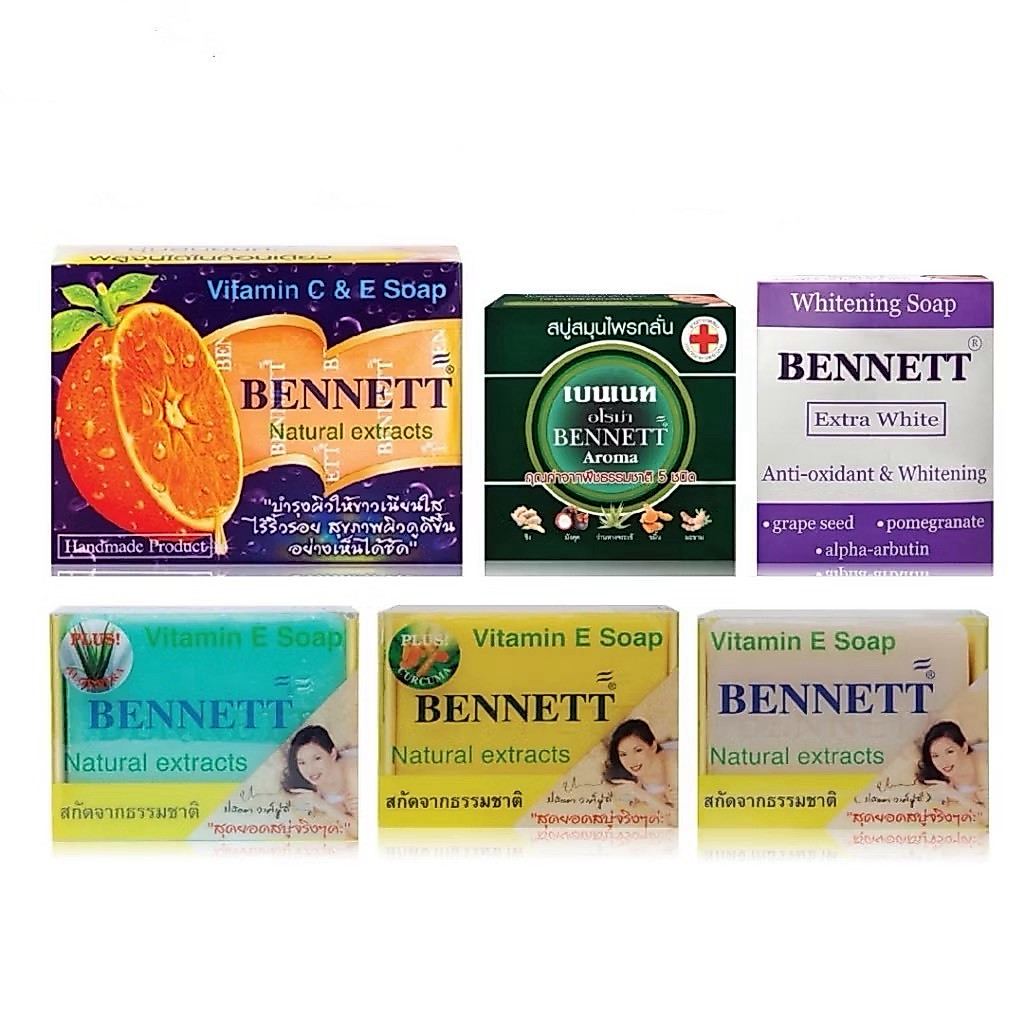 BENNETT เบนเนท สบู่ วิตามินซีแอนด์อี 130 ก.