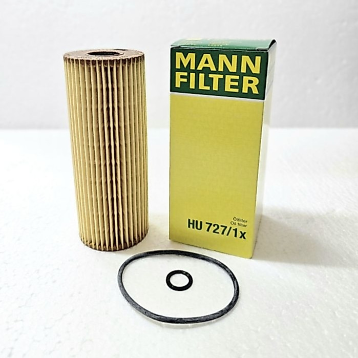 กรองน้ํามันเครื่อง Mercedes W124 W202 W203 W210 M104 / M111- MANN HU727/1X