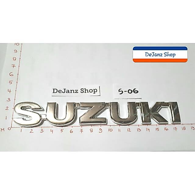 SUZUKI สัญลักษณ์ - การเขียน - สติ๊กเกอร์ - สติ๊กเกอร์ - โลโก้ ซูซูกิ APV Ertiga .สากล.โครเมี่ยม.
