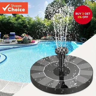 Outdoor Solar Floating Fountain Pump Battery-Free Sunlight Powered For Garden Pond Scenes Diameter 13cm 1Pc