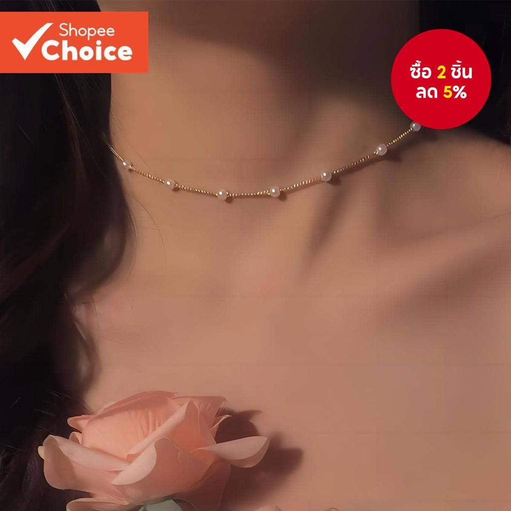 Starry Sky Pearl สร้อยคอChoker Creative Simple Clavicle เครื่องประดับสําหรับผู้หญิง