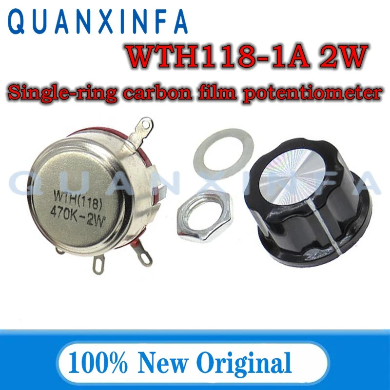 1 ชุด WTH118-1A 2W Potentiometer 22K 33K 47K 100K 330K 470K 500K 560K 1M 1K 2.2K 3.3K 4.7K 5.6K 10K 