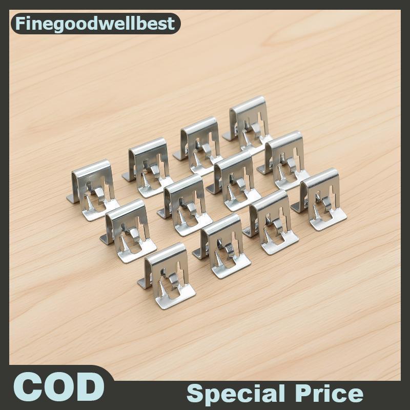 FBTH 50PCS ประตู Sill โลหะ Fastener คลิปเหล็ก Bule สําหรับแดชบอร์ดด้านข้างแผงอุปกรณ์ตกแต่งภายในรถยนต์ซ่อม HOT