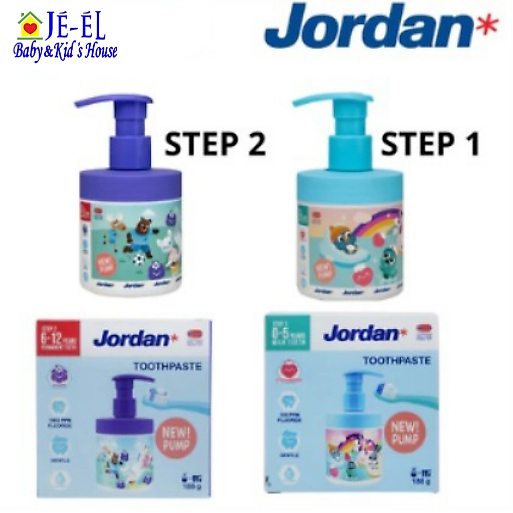 ยาสีฟัน Jordan Step 1 & Step 2 75 g / ยาสีฟัน